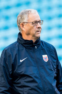 Lars Lagerbäck, head coach of Norway