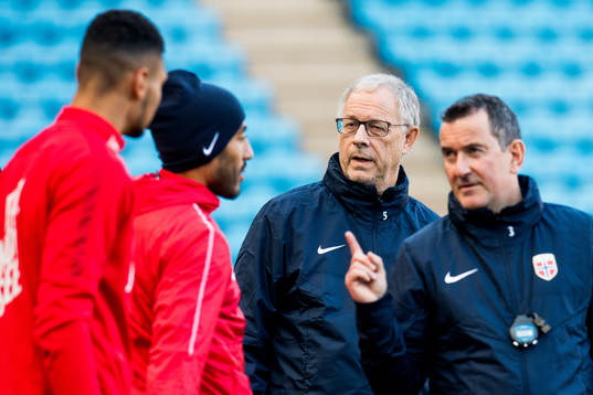 Lars Lagerbäck, head coach of Norway