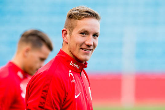 Goalkeeper Eirik Holmen Johansen of Norway