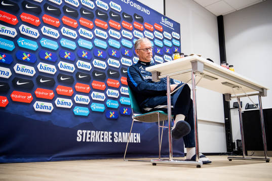 Lars Lagerbäck, head coach of Norway