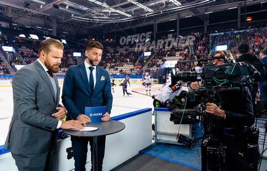 Cmore Sanny Lindström och Björn Oldén