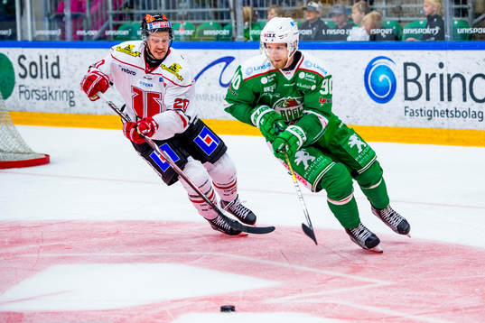 Örebros Marcus Weinstock och Rögles Ted Brithén