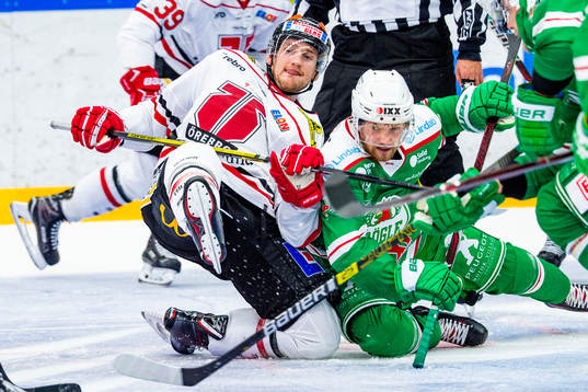 Örebros Anton Hedman och Rögles Simon Ryfors