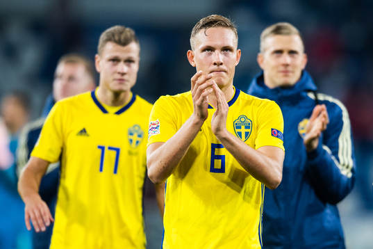 Viktor Claesson and Ludwig Augustinsson of Sweden