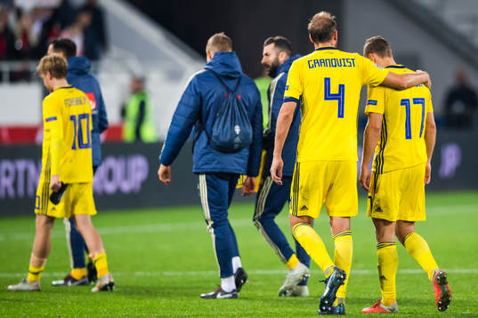 Andreas Granqvist and Viktor Claesson of Sweden