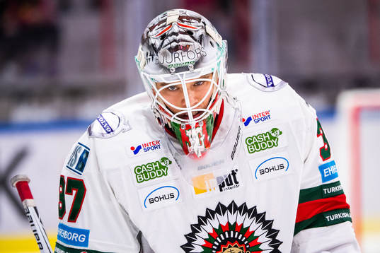 Frölundas målvakt Johan Gustafsson
