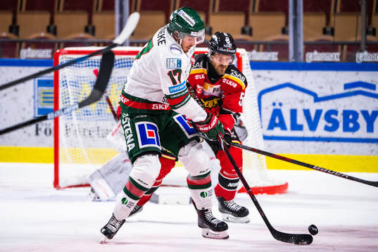 Frölundas Sebastian Stålberg och Luleås Daniel Sondell