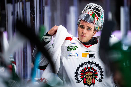 Frölundas målvakt Johan Gustafsson