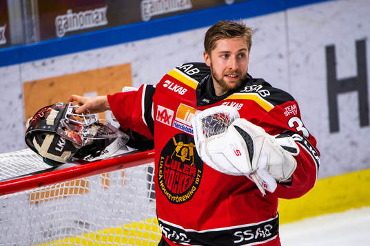 Luleås målvakt Joel Lassinantti