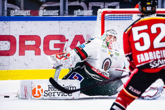 Frölundas målvakt Johan Gustafsson
