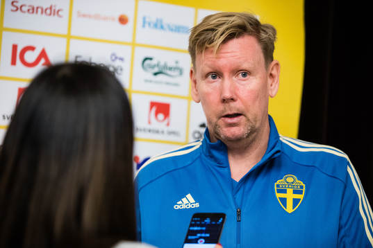 Sveriges assisterande förbundskapten Peter Wettergren