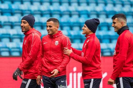 Haitam Aleesami, Omar Elabdellaoui, Tarik Elyounoussi and