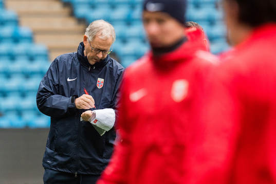 Lars Lagerbäck, head coach of Norway
