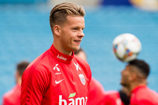 Goalkeeper Ørjan Håskjold Nyland of Norway