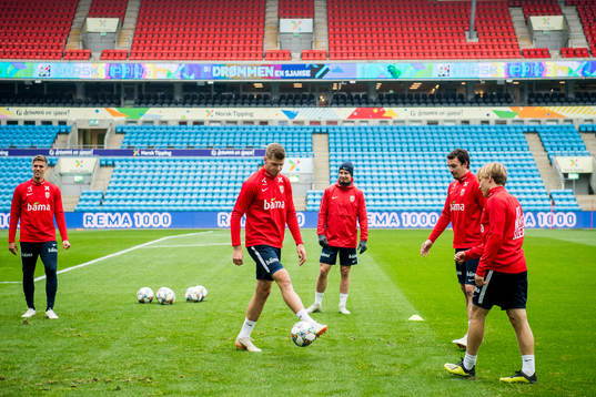 Markus Henriksen, Alexander Sørloth, Stefan Johansen,