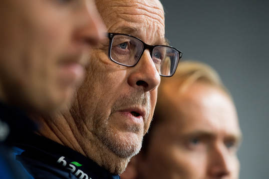 Lars Lagerbäck, head coach of Norway