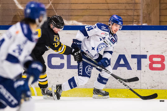 Panterns Filip Lennström och Leksands Oskar Lang