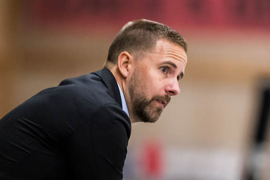 Panterns tränare Viktor Stråhle  deppar