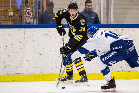 Panterns Oskar Eklind och Leksands Daniel Gunnarsson