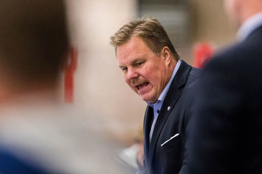 Leksands tränare Leif Carlsson