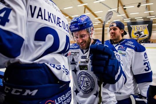 Leksands Thomas Valkvæ Olsen jublar