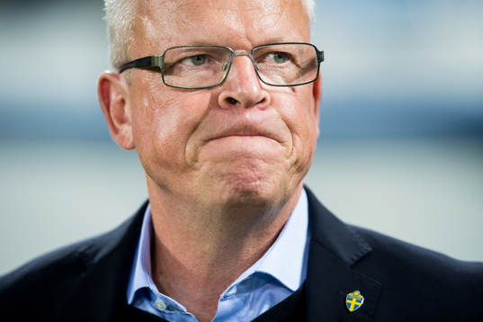 Head coach Janne Andersson of Sweden