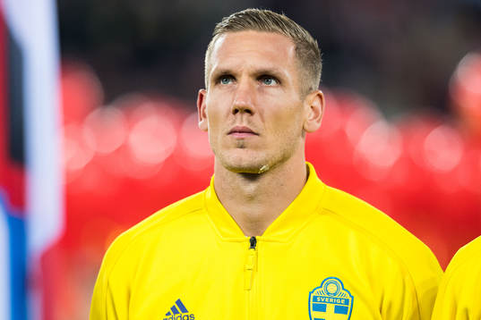 Goalkeeper Robin Olsen of Sweden