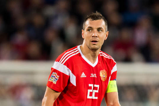 Artem Dzyuba of Russia