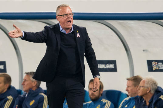 Head coach Janne Andersson of Sweden
