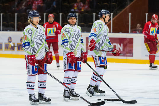 Västerviks Kim Johansson Darren Nowick Jacob Bjerselius