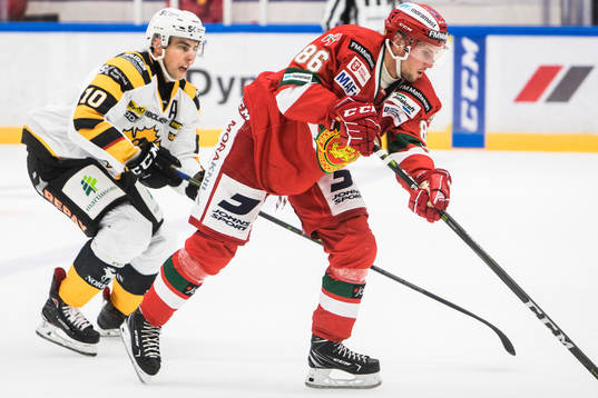 Skellefteås Joakim Lindström och Moras Mathias Bromé