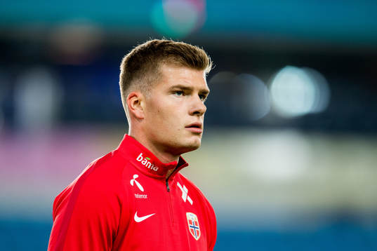 Alexander Sørloth of Norway