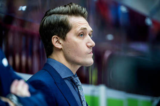 Växjös tränare Sam Hallam