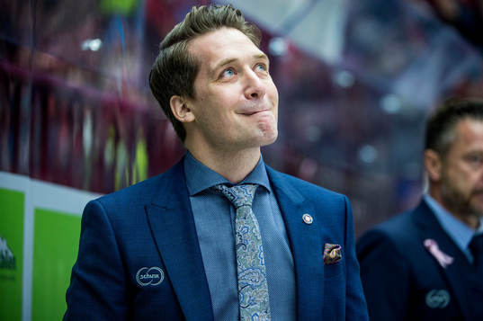 Växjös tränare Sam Hallam