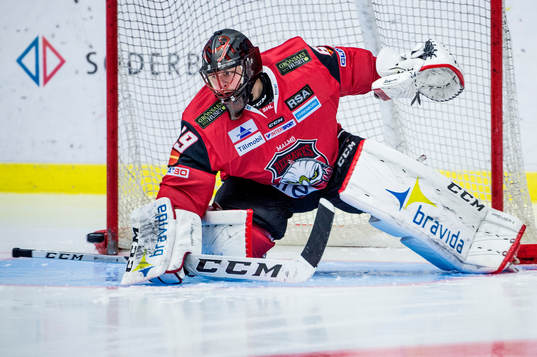 Malmö Redhawks målvakt Oscar Alsenfelt