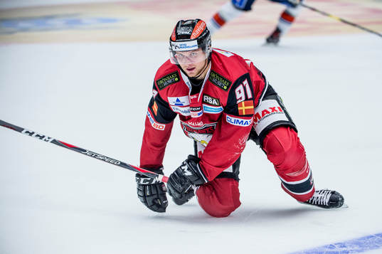 Malmö Redhawks Max Görtz på isen