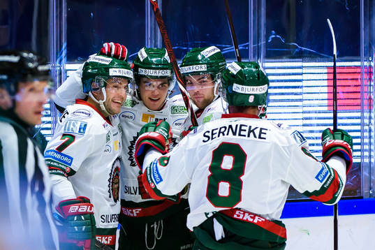 Frölundas Samuel Fagemo jublar