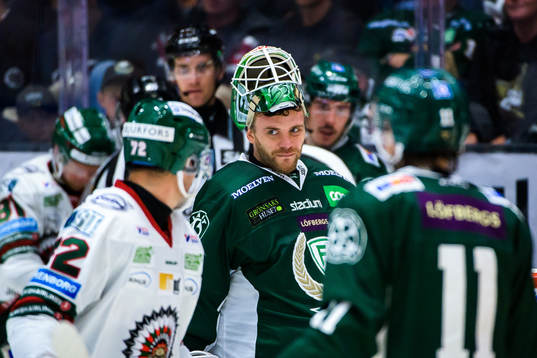 Färjestads målvakt Markus Svensson