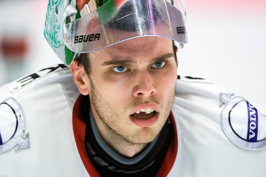 Frölundas målvakt Johan Gustafsson