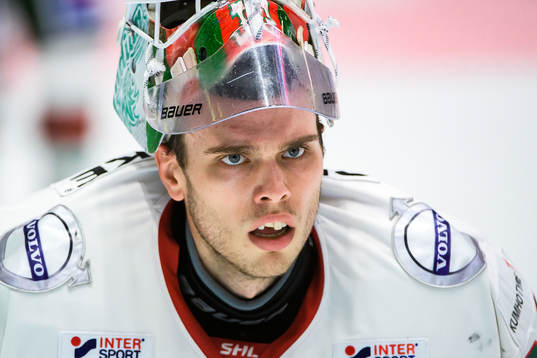 Frölundas målvakt Johan Gustafsson