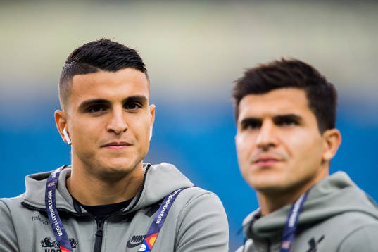 Mohamed Elyounoussi and Tarik Elyounoussi of Norway