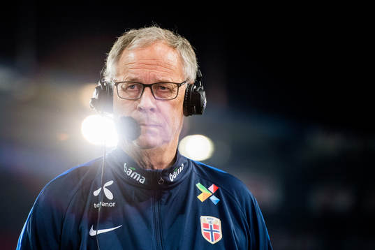 Lars Lagerbäck, head coach of Norway