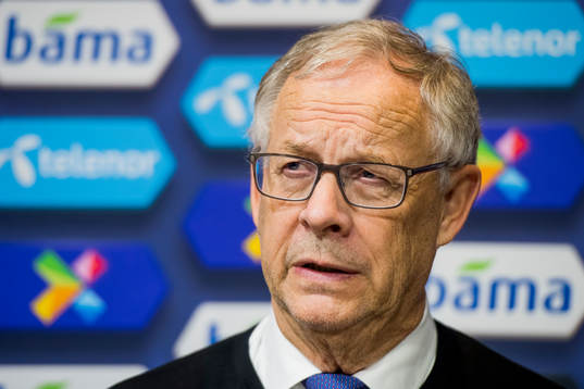 during the Nations League match between Norway and Slovenia