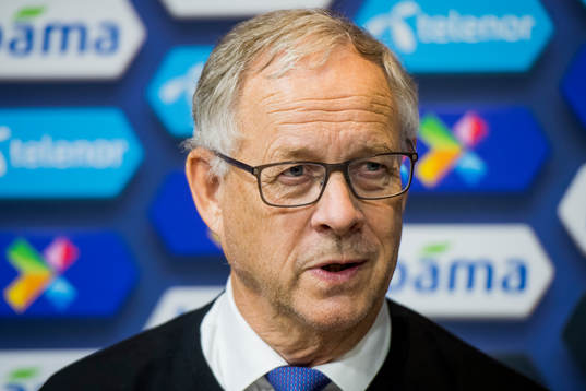 Lars Lagerbäck, head coach of Norway
