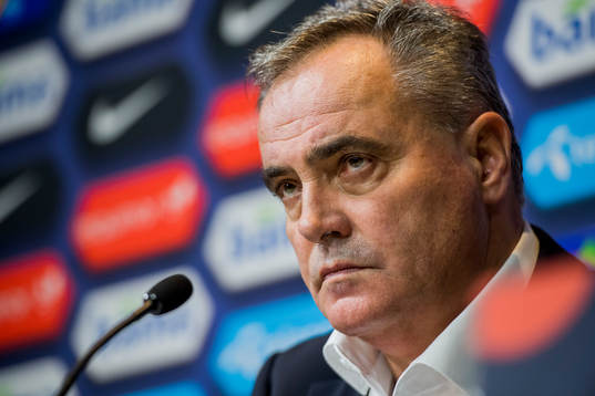 Tomaz Kavcic, head coach of Slovenia