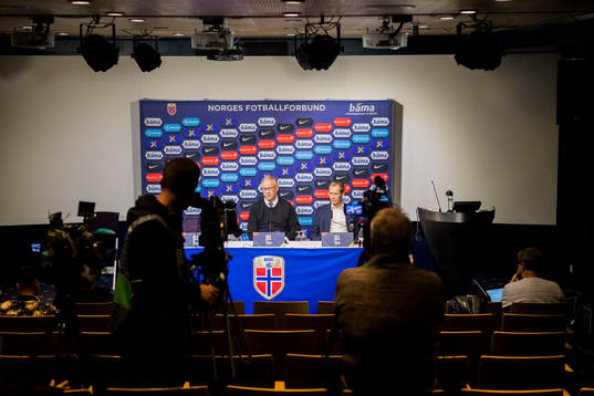 Lars Lagerbäck, head coach of Norway