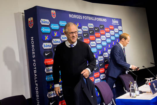 Lars Lagerbäck, head coach of Norway