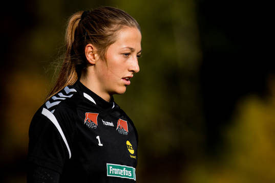 Goalkeeper Cecilie Fiskerstrand of LSK Kvinner