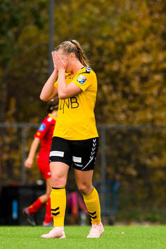 Sophie Roman Haug of LSK Kvinner looks dejected