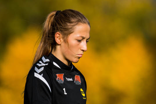 Goalkeeper Cecilie Fiskerstrand of LSK Kvinner